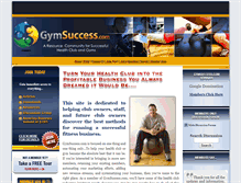 Tablet Screenshot of gymsuccess.com